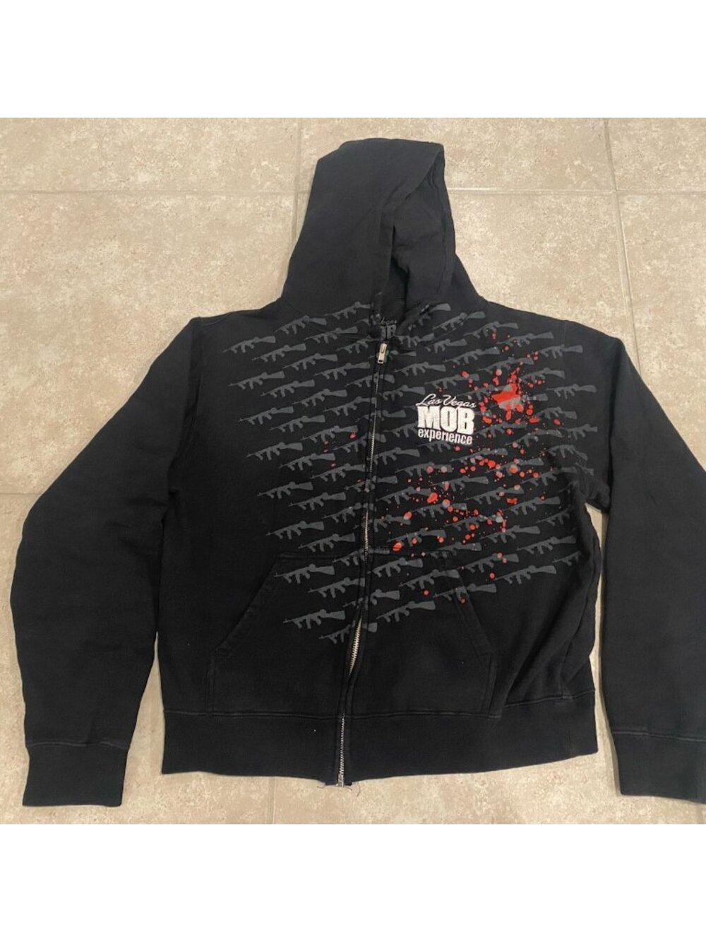 Las Vegas Mob Experience Sweatshirt Hoodie Youth XL Exclusive Rare HTF